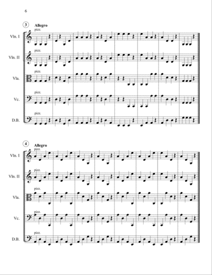 30 Progressive Exercises for Beginning String Orchestra. EXERCISES ONLY. Teacher's book & parts. String Orchestra scores gallery preview page 6