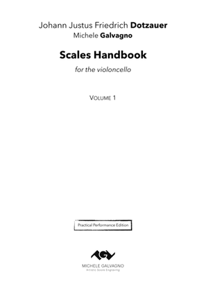 Book cover for Scales Handbook for the cello – Volume 1