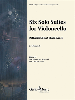 Book cover for Six Suites for Solo Cello