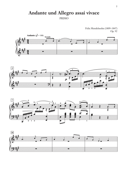 Mendelssohn -- Allegro brillant