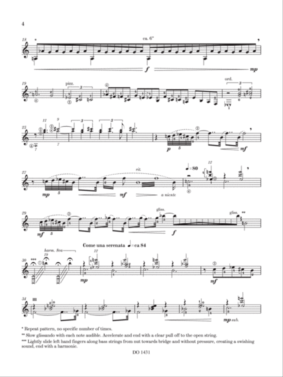 Night Music, Op. 65 Classical Guitar scores gallery preview page 5