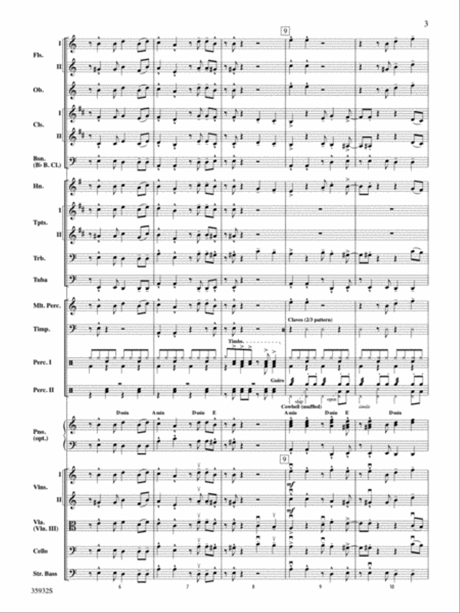Let's Get Loud Let's Get Loud Full Orchestra scores gallery preview page 3
