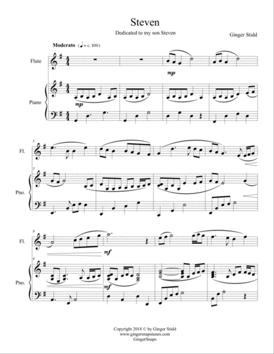 Steven Woodwind Duet scores gallery preview page 1