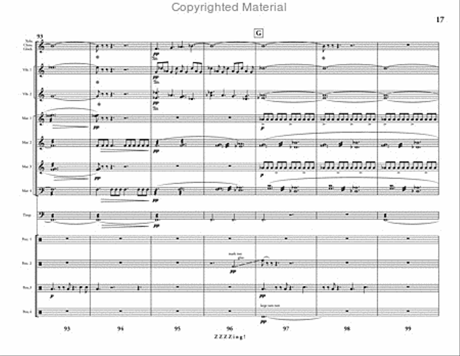ZZZZing! Percussion Ensemble scores gallery preview page 18