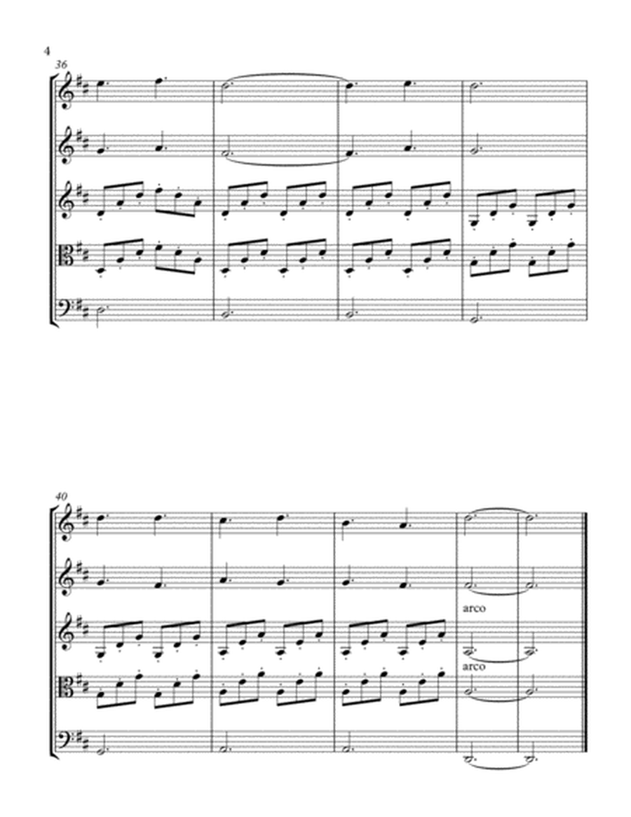 Flightless Bird by American Mouth (String quartet )Score and Parts