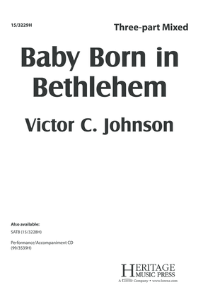 Book cover for Baby Born in Bethlehem