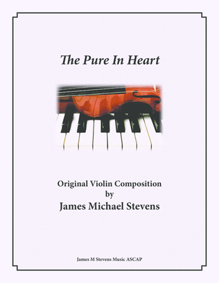 Book cover for The Pure In Heart - Violin & Piano