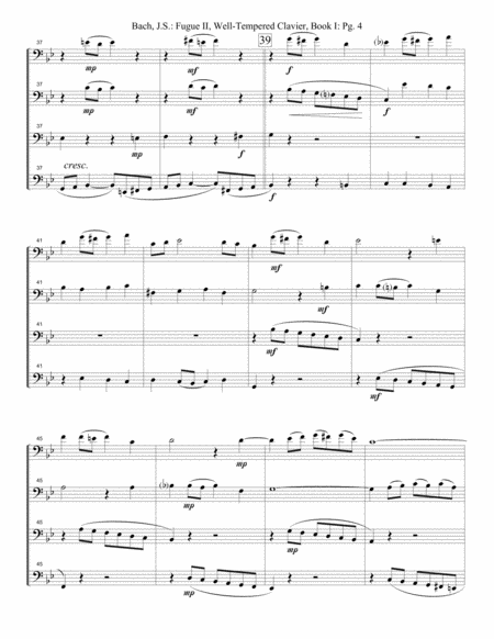Fugue no. 2 (Tuba Quartet) image number null