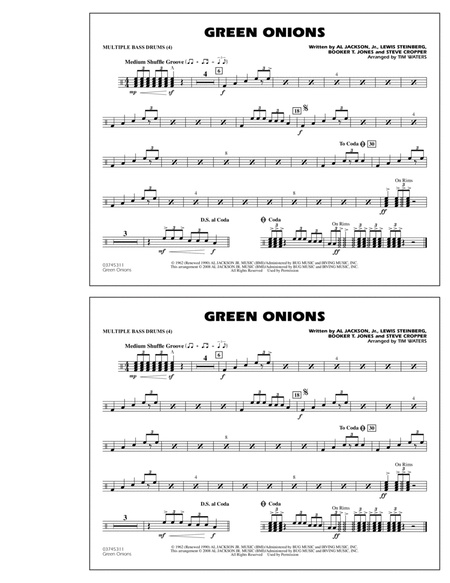 Green Onions - Multiple Bass Drums