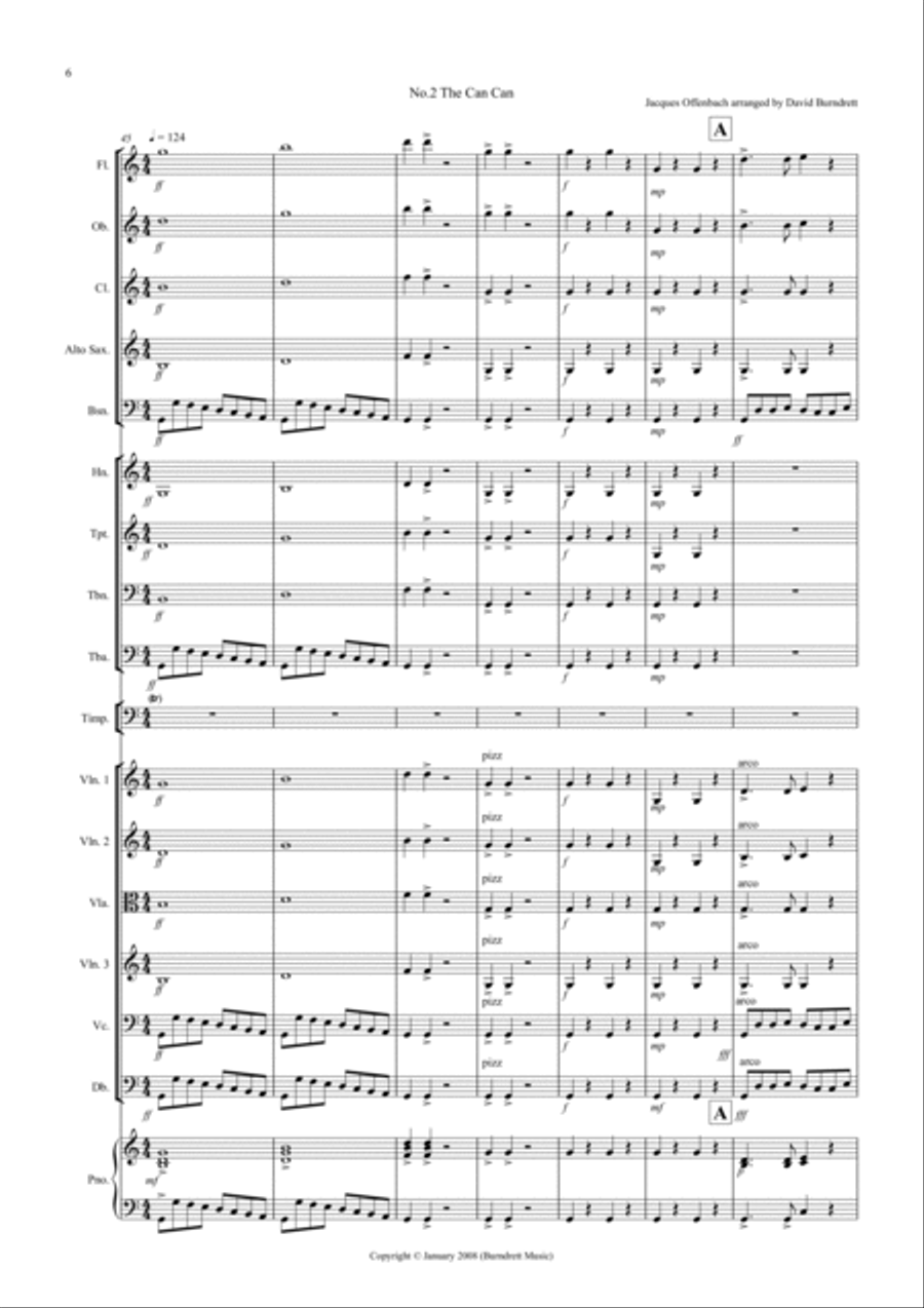 2 Classical Favourites for School Orchestra (volume two) Full Orchestra scores gallery preview page 6