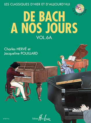 Book cover for De Bach a nos jours - Volume 6A