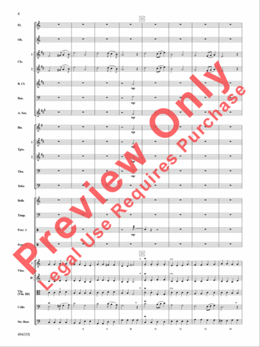 Graduation Suite Full Orchestra scores gallery preview page 5