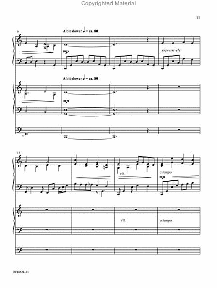 From Grave to Glory Organ scores gallery preview page 3
