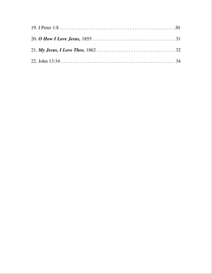 Well-Known Hymns of Love, with photos Piano Solo scores gallery preview page 5