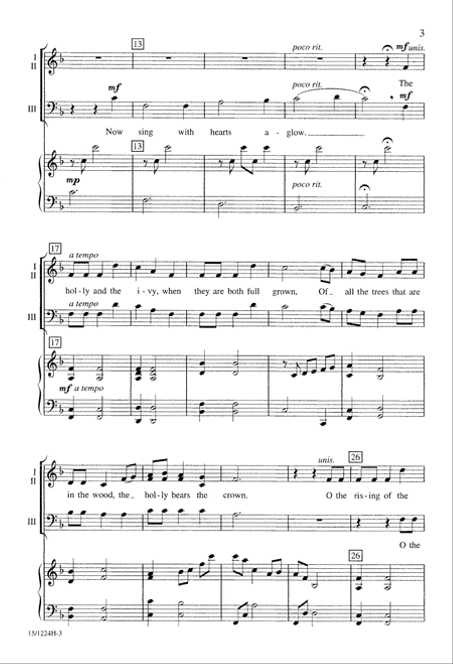 A Carol Tapestry A Carol Tapestry 3-Part scores gallery preview page 3
