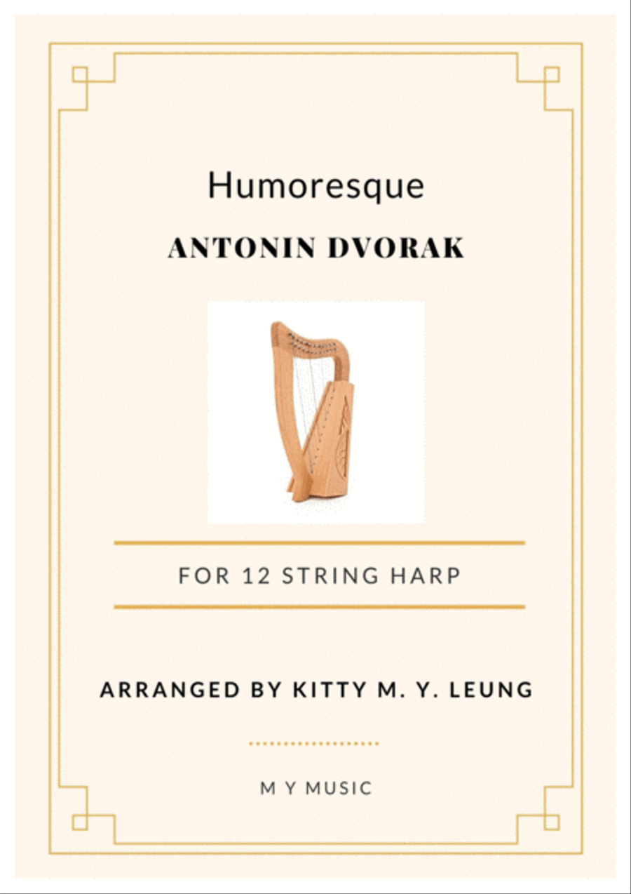 Humoresque by Dvorak - 12 String Harp Harp scores gallery preview page 1