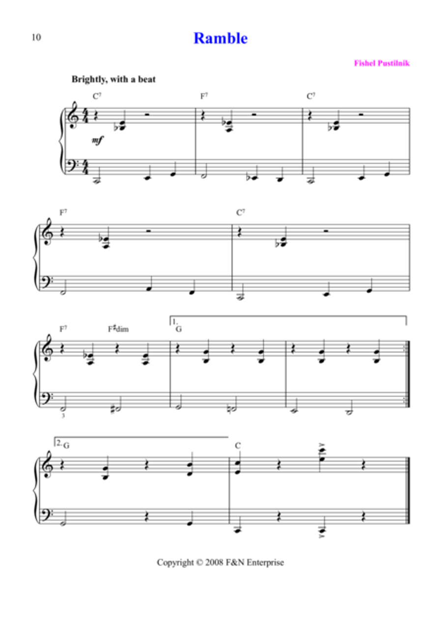 Ramble Voice scores gallery preview page 1