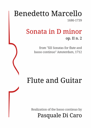 Book cover for Sonata in D min op. 2 n. 2