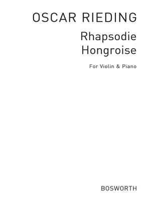 Book cover for Rhapsodie Hongroise Op.26
