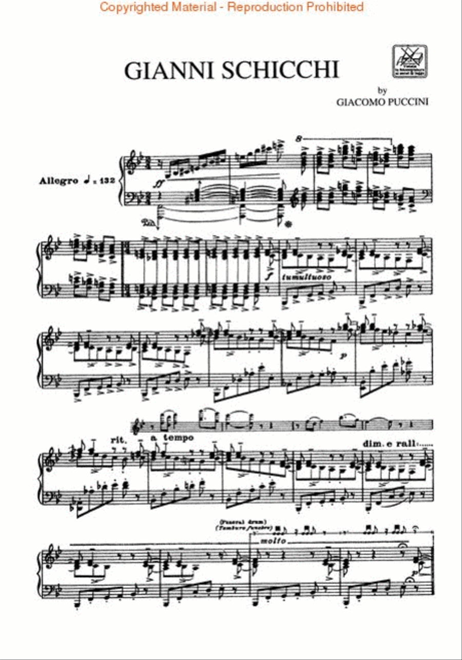 Gianni Schicchi Voice scores gallery preview page 2