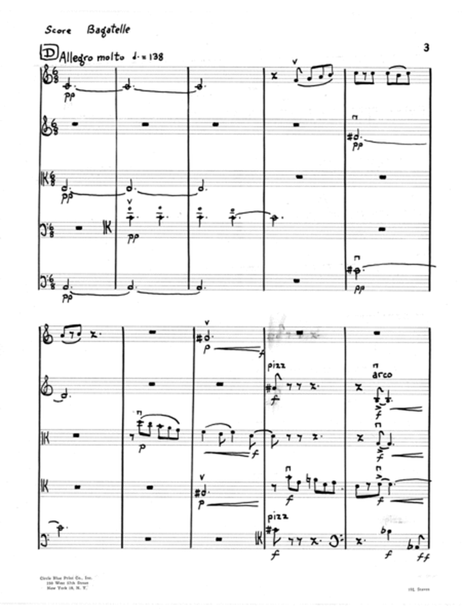 [Porter] Bagatelle for String Quintet