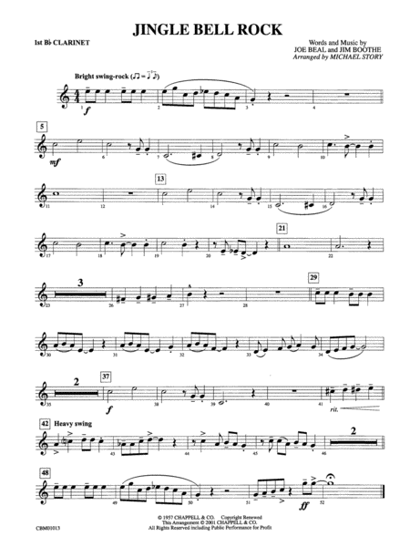 Jingle Bell Rock: 1st B-flat Clarinet