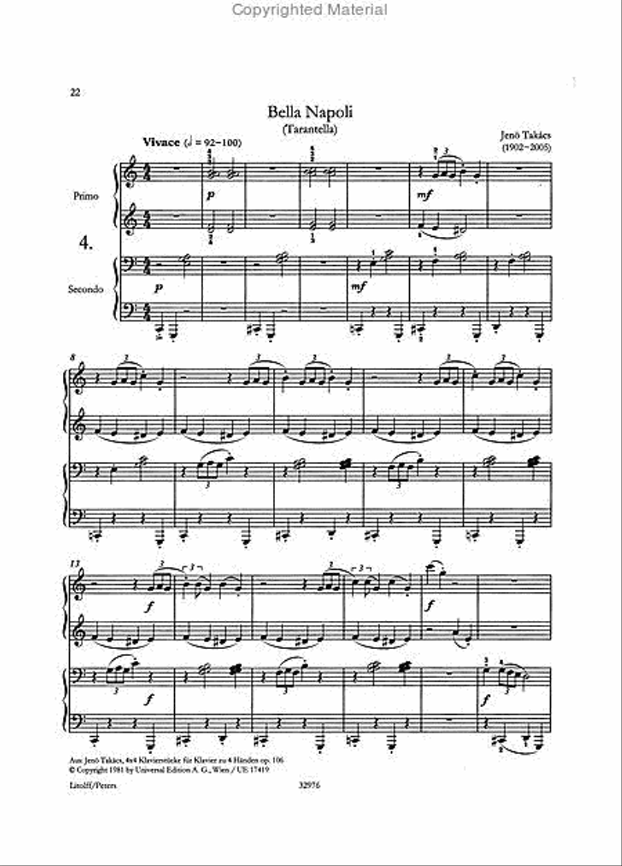 Das vierhändige Pianobuch (Piano Duet Music for Discoverers)