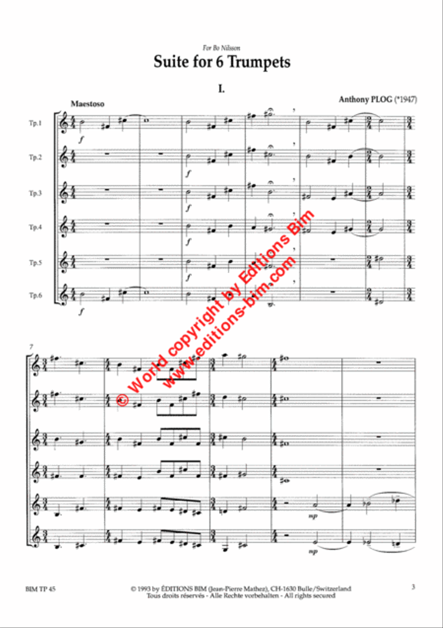 Suite Suite Trumpet scores gallery preview page 2