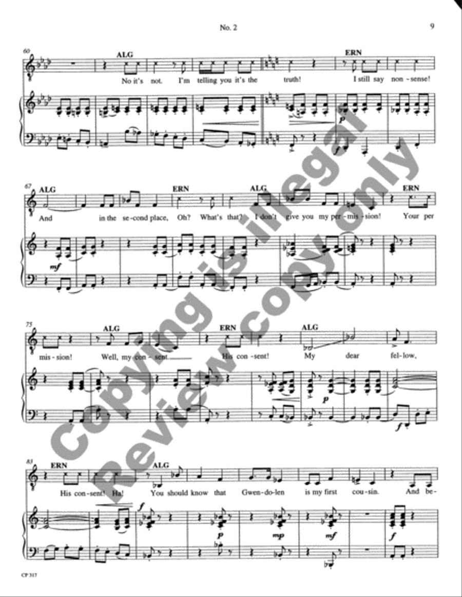 Ernest Worthing Ernest Worthing Voice scores gallery preview page 13