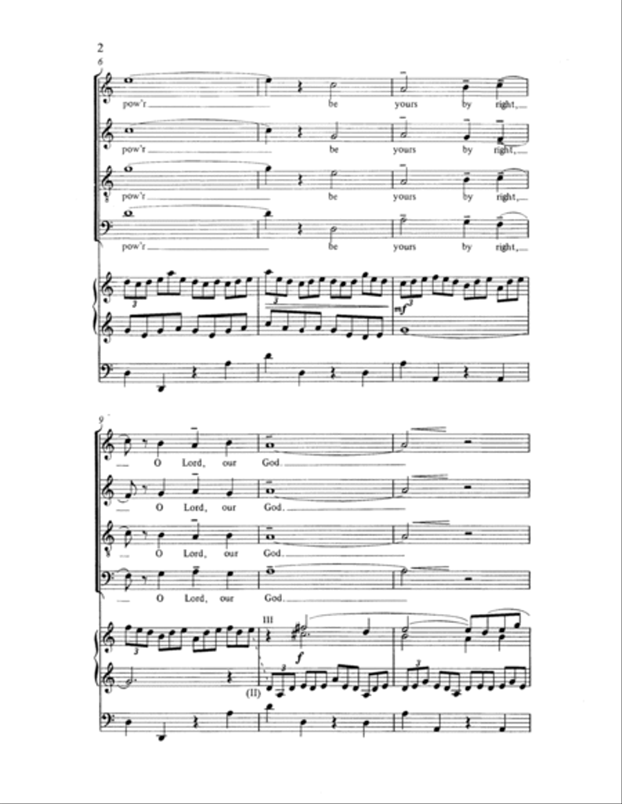 A Song to the Lamb 4-Part scores gallery preview page 13