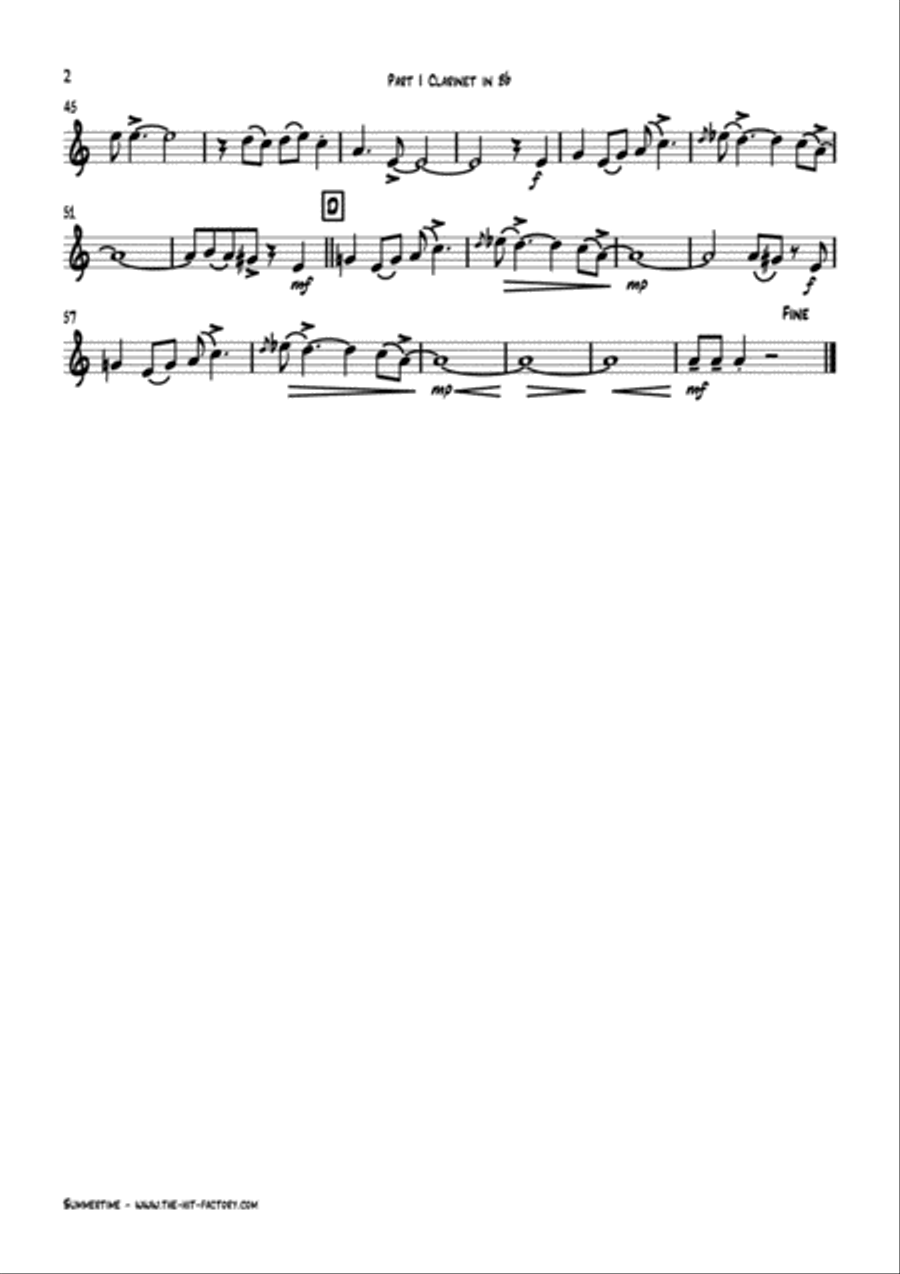 Summertime Woodwind Trio scores gallery preview page 6