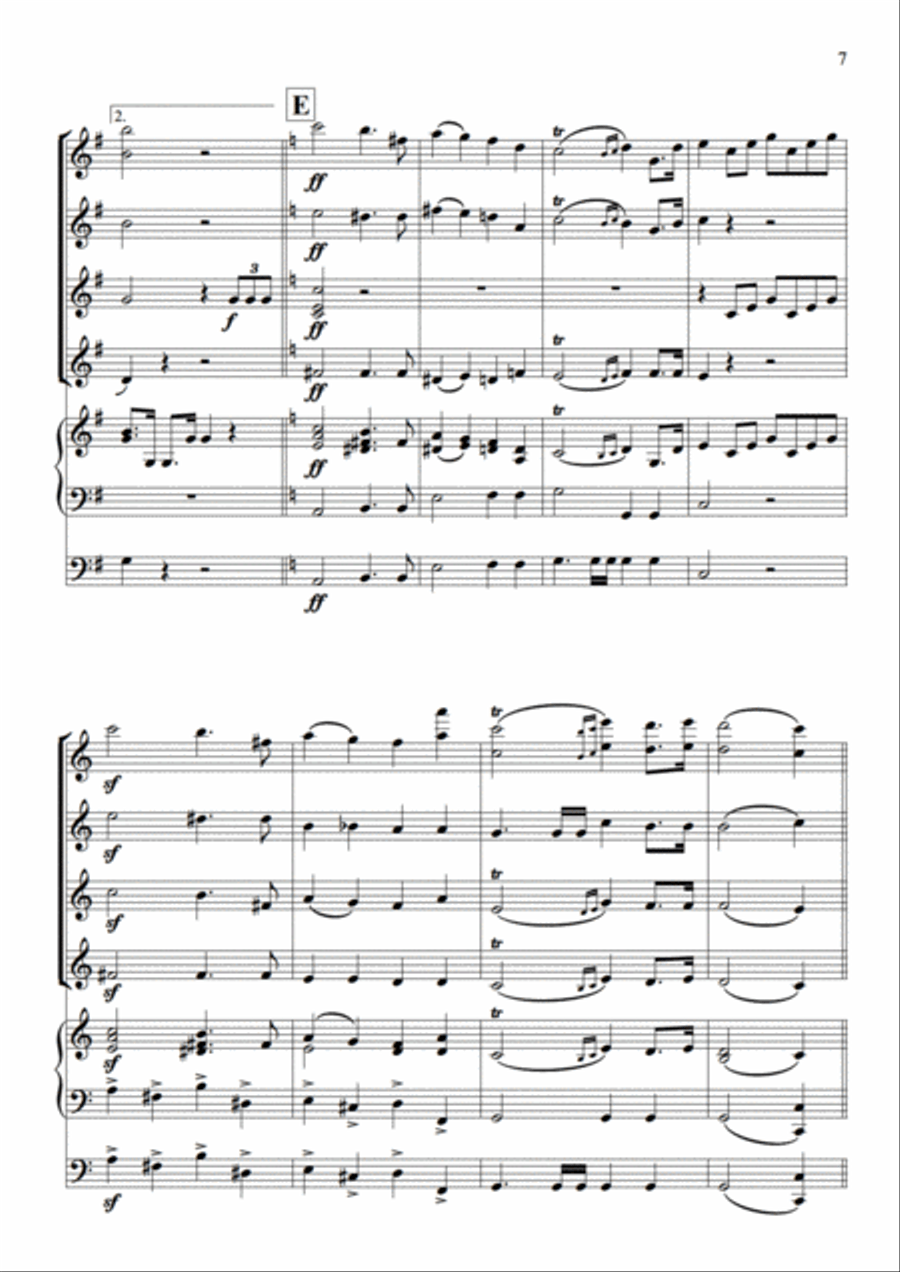 The Wedding March Set of Parts scores gallery preview page 7