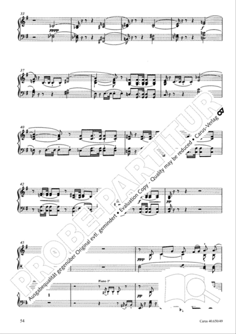 Petite Messe solennelle 4-Part scores gallery preview page 55