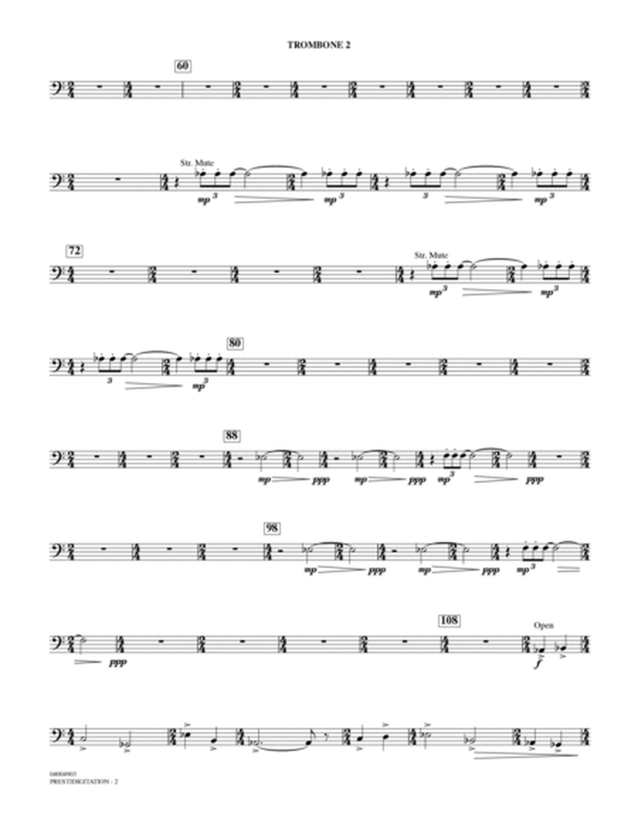 Prestidigitation (Alto Saxophone Solo with Band) - Trombone 2