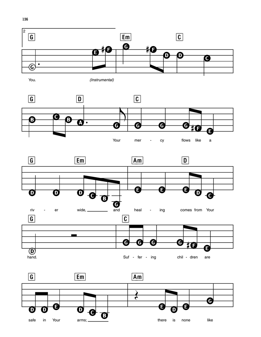There Is None Like You There Is None Like You Electronic Keyboard scores gallery preview page 2