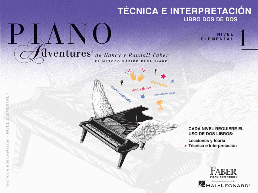 Técnica e Interpretación – Libro Dos de Dos – Nivel Elemental 1 Piano Method scores gallery preview page 1