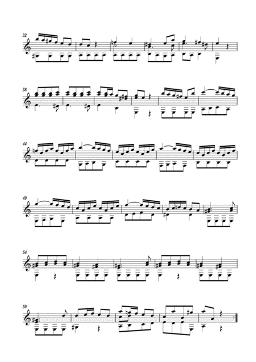 3 Sonate Classical Guitar scores gallery preview page 3