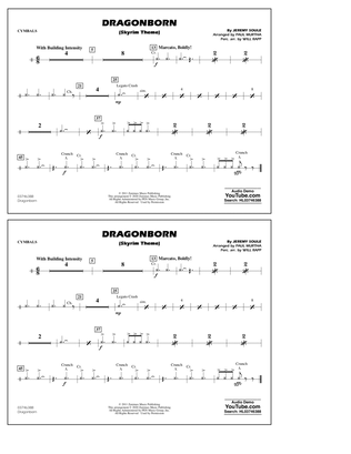 Dragonborn (Skyrim Theme) (arr. Will Rapp & Paul Murtha) - Cymbals