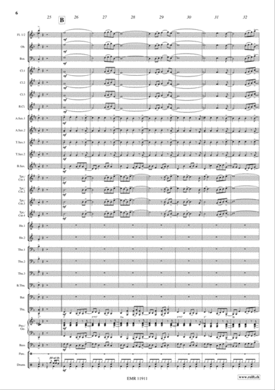 You're The First, The Last, My Everything Concert Band scores gallery preview page 6