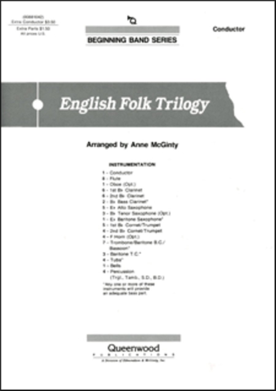 English Folk Trilogy - Score Concert Band scores gallery preview page 1