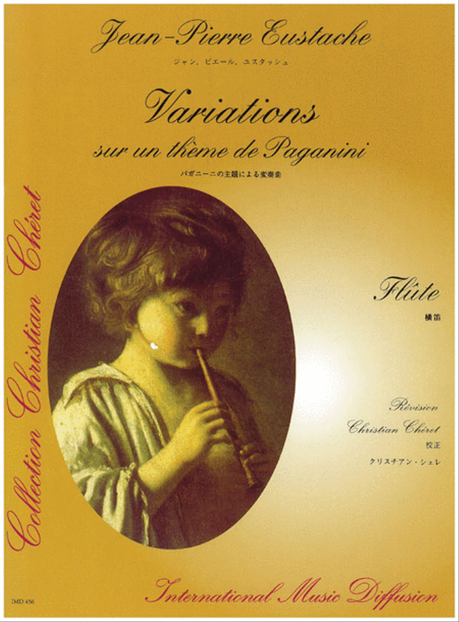 Book cover for Variations on Paganini