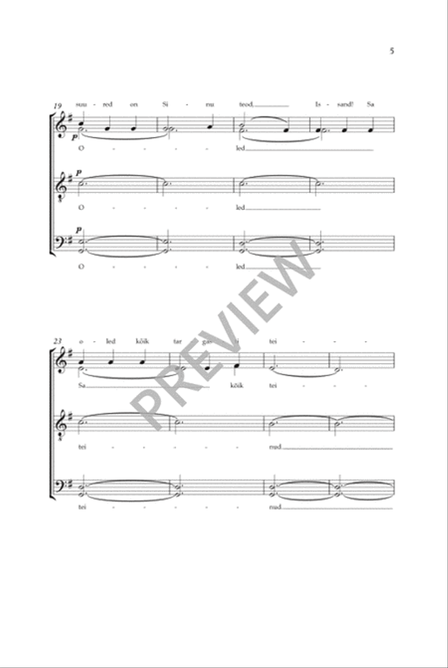 Taaveti laul Nr. 104 Taaveti laul Nr. 104 4-Part scores gallery preview page 6