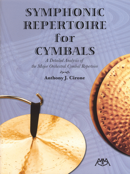 Symphonic Repertoire for Cymbals Percussion - Sheet Music