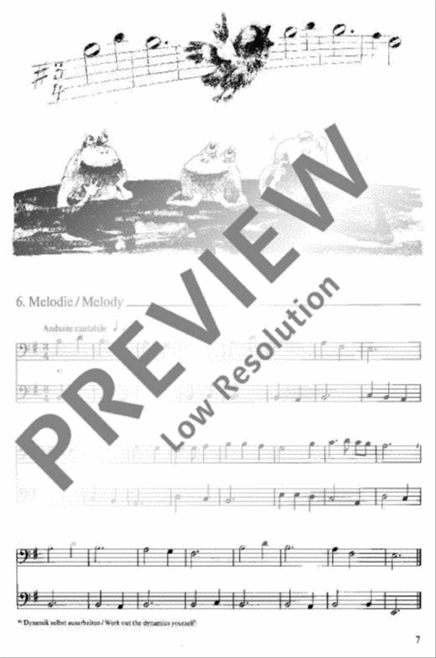 15 easy Duets Cello scores gallery preview page 6