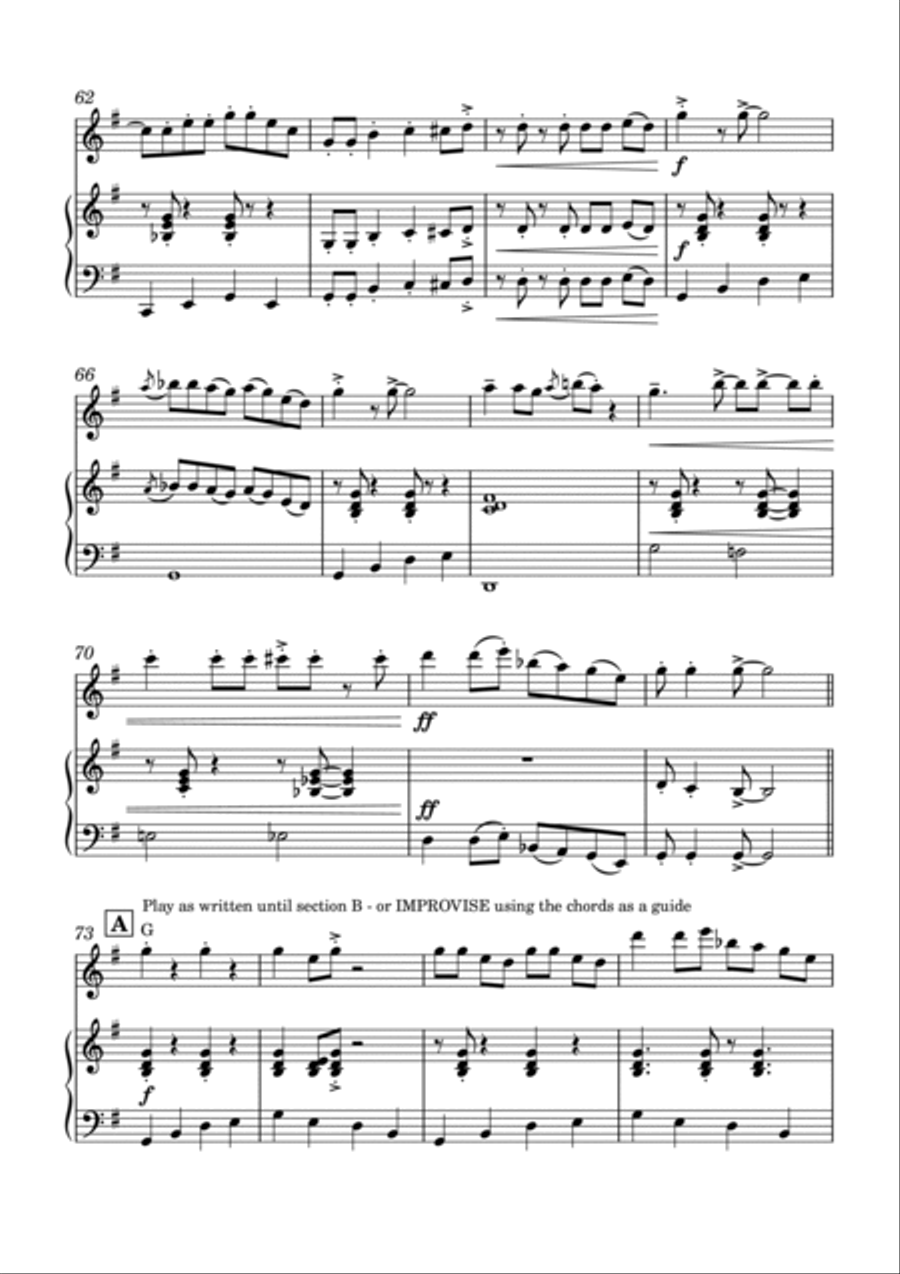 Rock'n'Roll Party! Flute Solo scores gallery preview page 5
