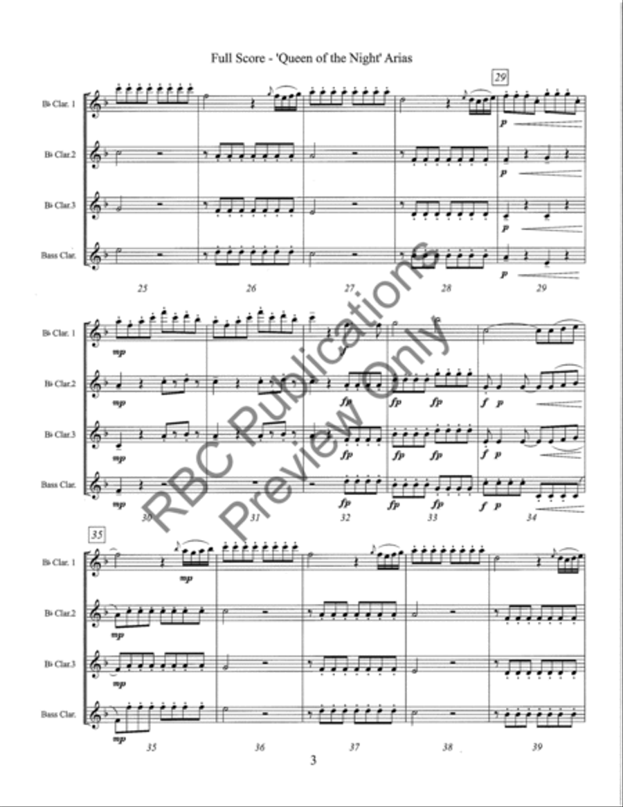 The Queen Of The Night Arias Voice Solo scores gallery preview page 5