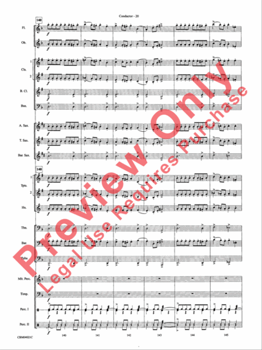 Harry Potter and the Prisoner of Azkaban, Selections from Concert Band scores gallery preview page 23