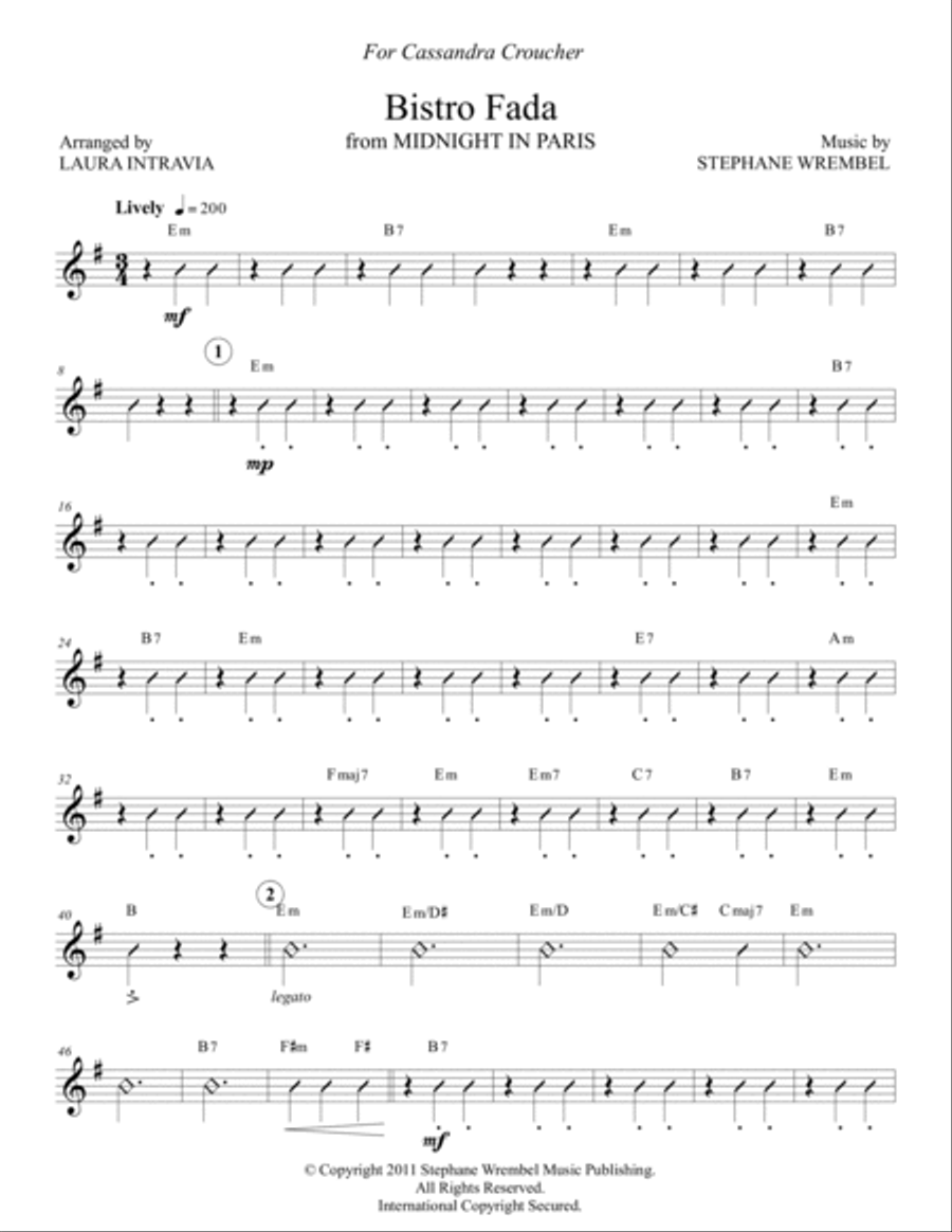 Bistro Fada Flute scores gallery preview page 5