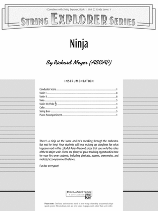 Book cover for Ninja: Score