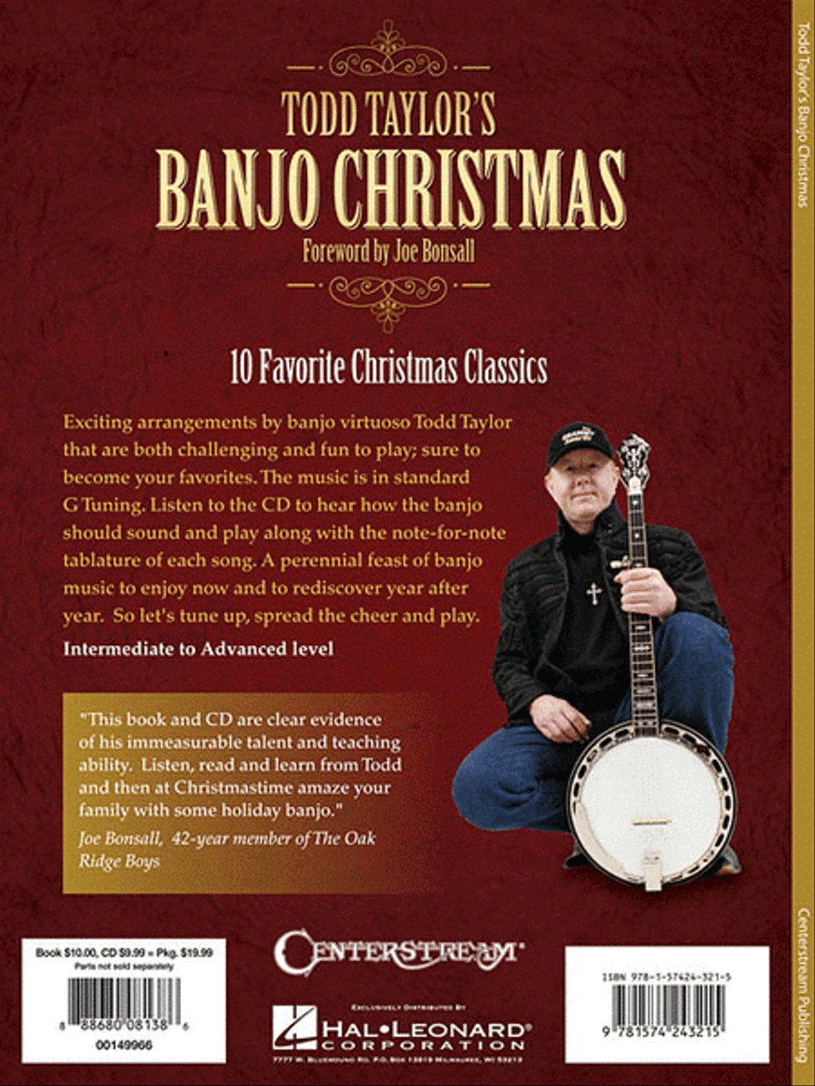 Todd Taylor's Banjo Christmas Guitar Tablature scores gallery preview page 2